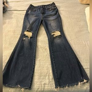 High Rise Tummy Control Distressed Judy Blues 9/29 New / gently worn x 2